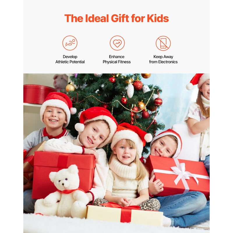 Adjustable Basketball Hoop for Kids &ndash; 4-Hoop Stand with Portable Base, Indoor Outdoor Sports Toy for Toddlers & Preschoolers