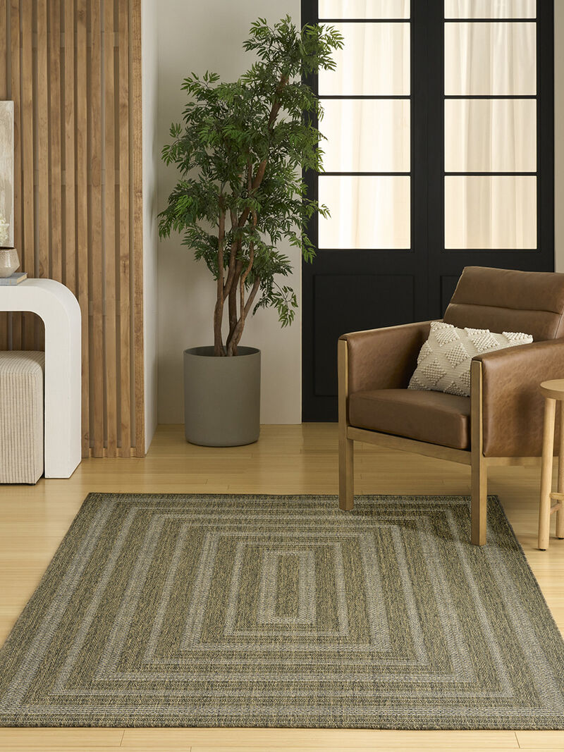 Tulum TLM04 Olive 6' x 9' Rug