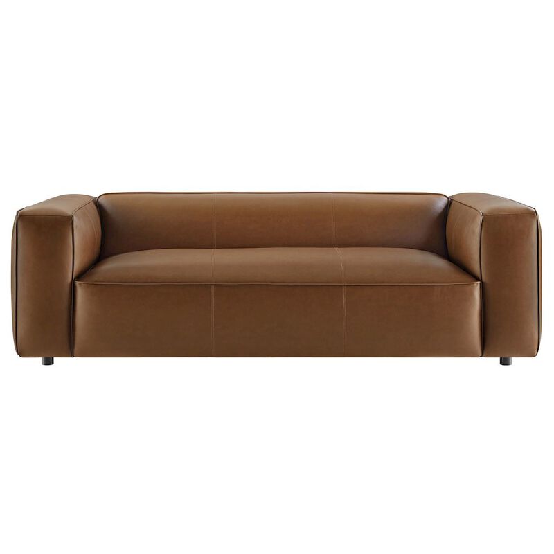 Auren Upholstered Vegan Leather Sofa image number 4