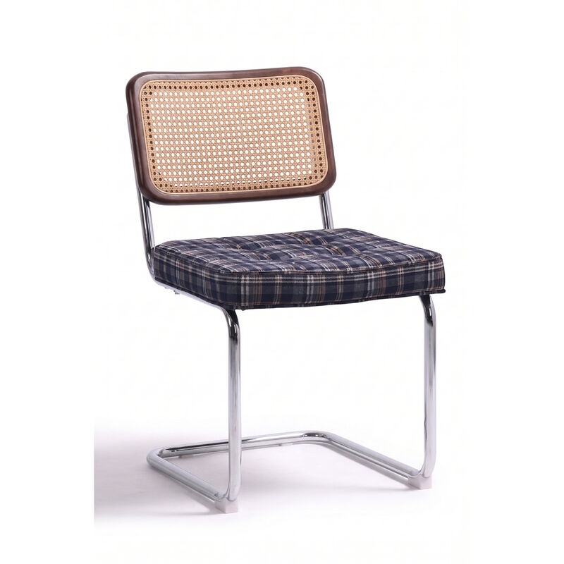 Villatoro Plaid Dining Chair 2Pc Set image number 0