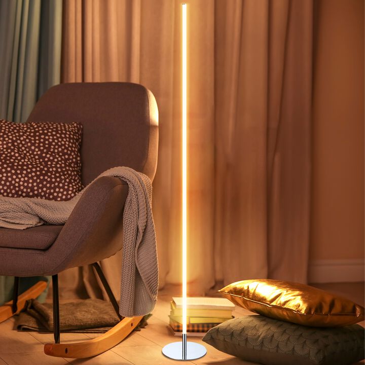 Iris LED Integrated Floor Lamp