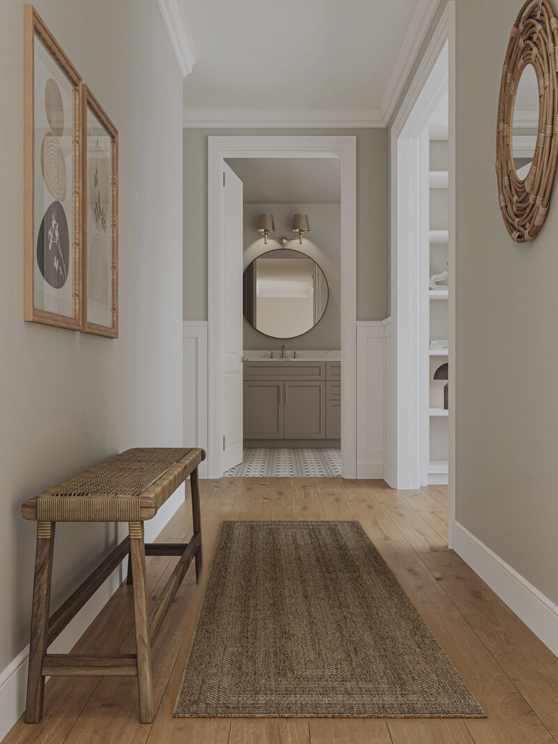 Tulum TLM04 Brown 2' x 6' Rug