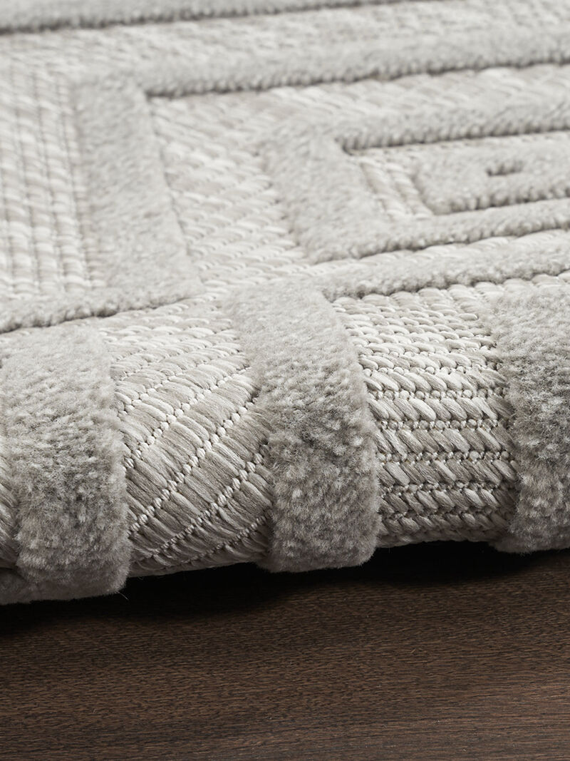 Versatile NRV01 Silver/Gray 4' x 6' Rug