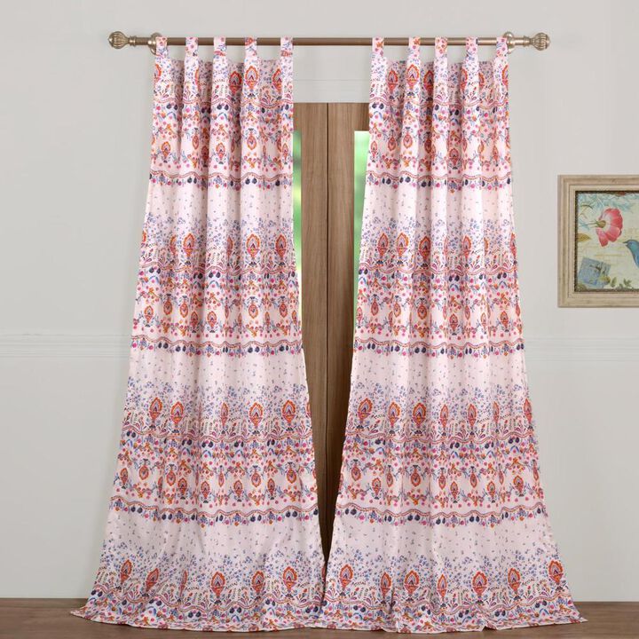 Barefoot Bungalow Amber Window Curtain Panel Pair (2) - 42x84", Multi