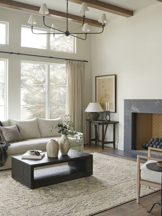 Emilia EMI03 Sky/Natural 18" x 18" Sample Rug