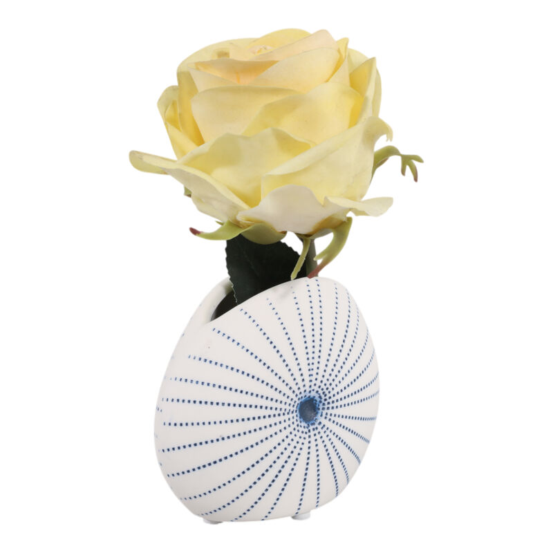 Round Dotted Shell Bud Vase image number 1