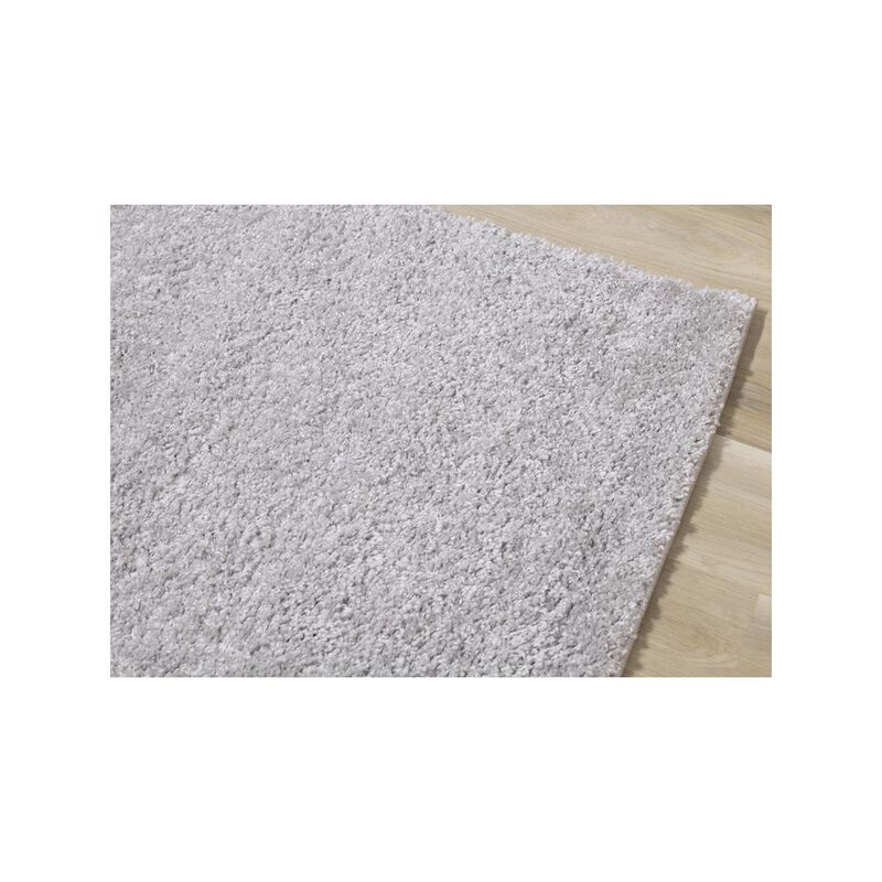 Novelle Home Palmer Soft Light Grey Neutral Shag Rug, 3'11 x 5'11 image number 3