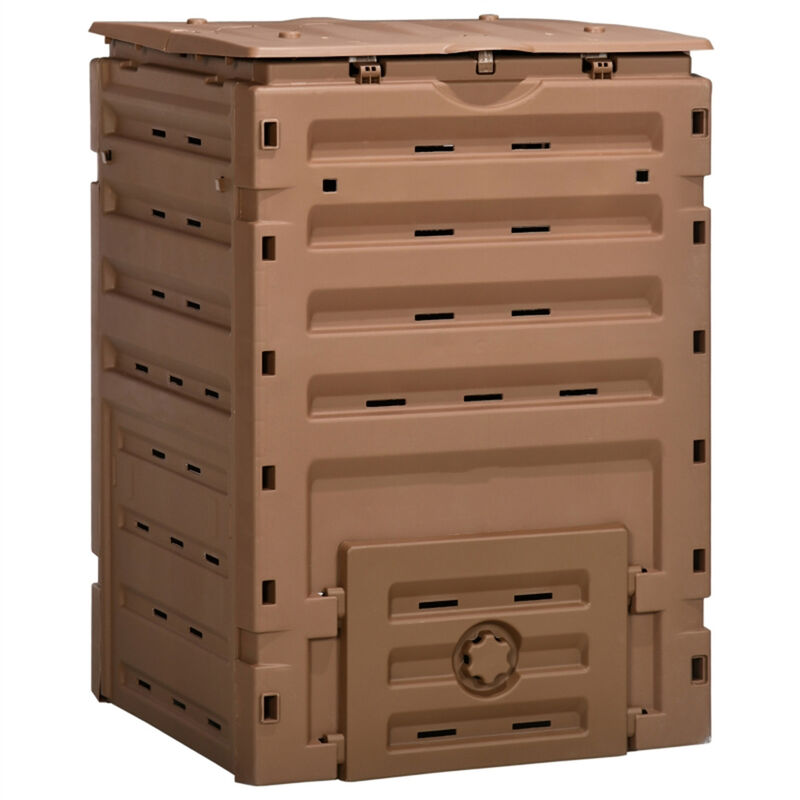 Outdoor Compost Bin for Easy Backyard Waste Disposal and Soil Enrichment