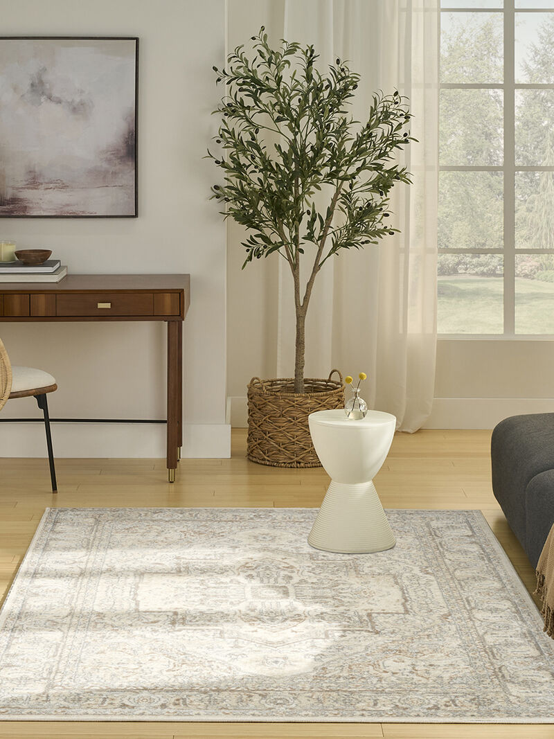 Quarry QUA18 Beige 6' x 9' Rug