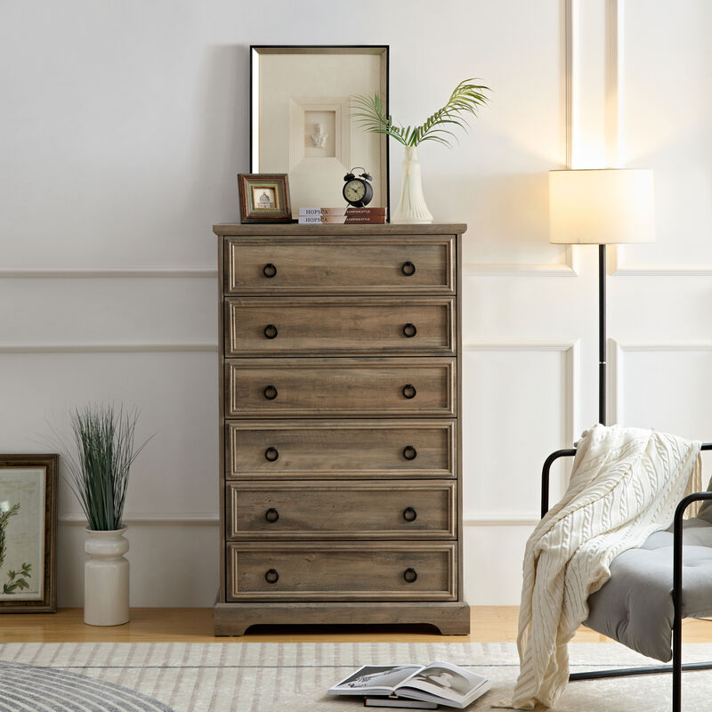 Streamdale 6-Drawer Dresser for Bedroom, Closet & Living Room Storage image number 1