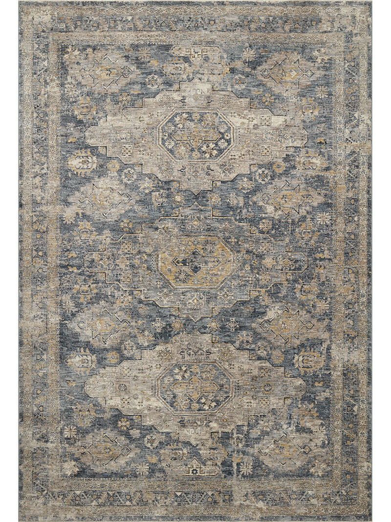Gaia GAA02 Denim/Taupe 5' x 7'8" Rug