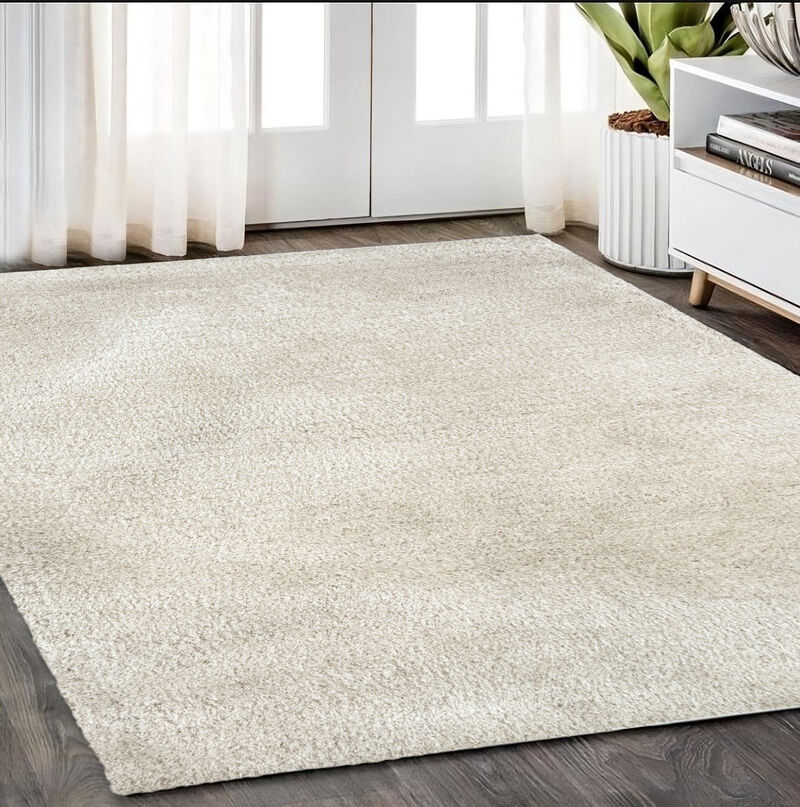 HomeRoots Shag Hand Tufted Area Rug image number 1