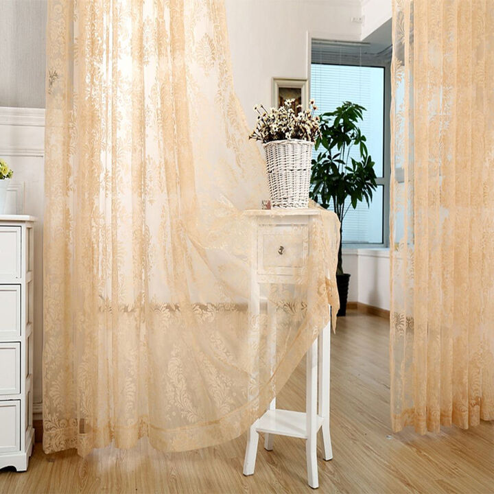 Dolce Mela Sheer Curtains Panel