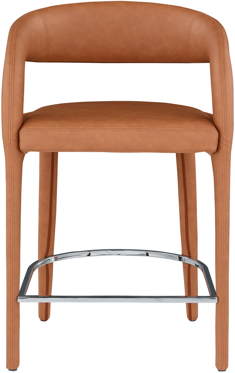Meridian Furniture Sylvester Vegan Leather Stool