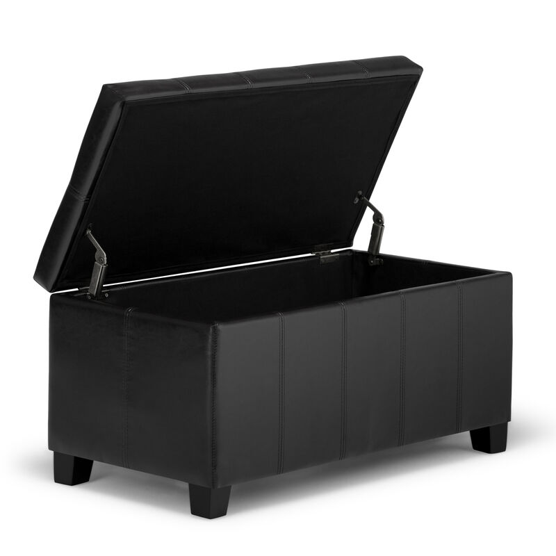 Simpli Home Dover Storage Ottoman Bench image number 4