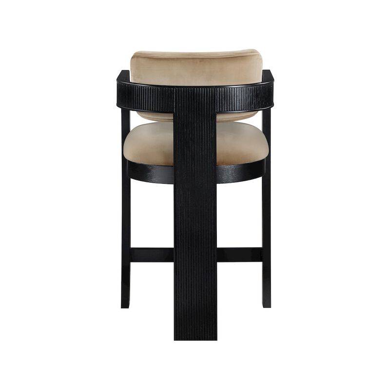 Meridian Furniture Sacha Velvet Stool