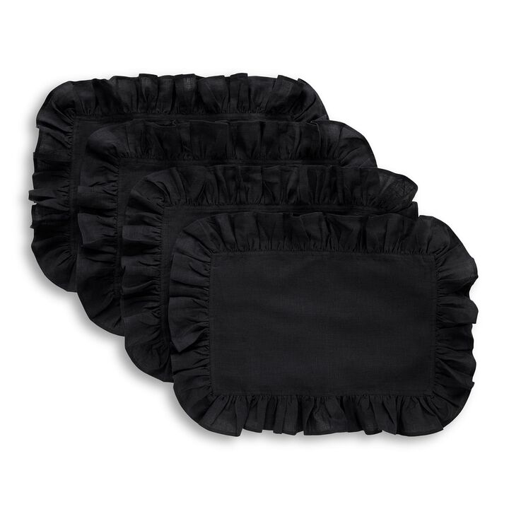 Linen Placemats - Gabrielle Ruffle