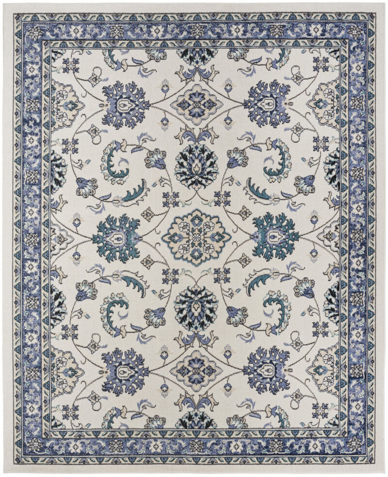 HomeRoots Floral Indoor Outdoor Area Rug image number 0