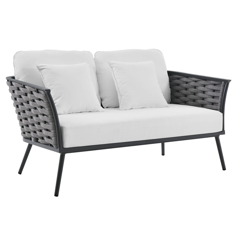 Modway - Stance Outdoor Patio Aluminum Loveseat image number 1