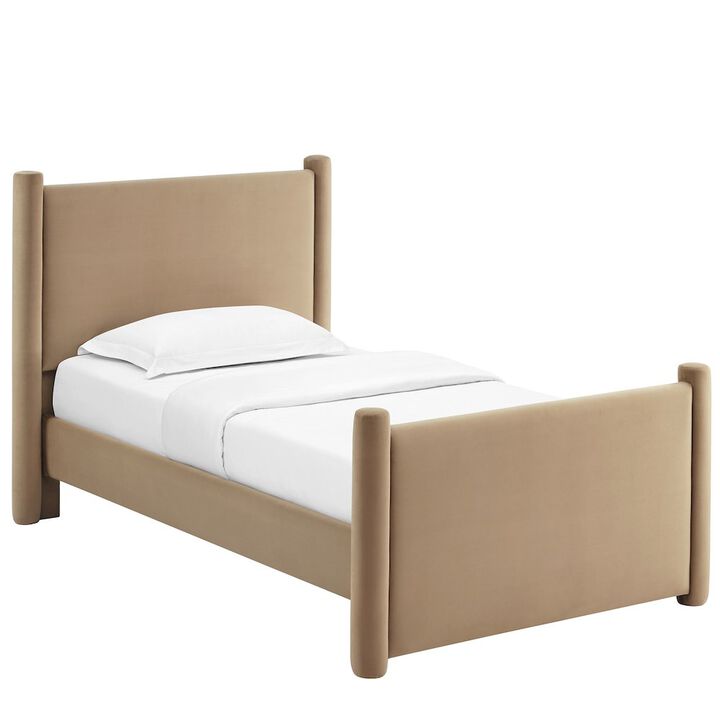 Modway Rael Performance Velvet Twin Platform Bed