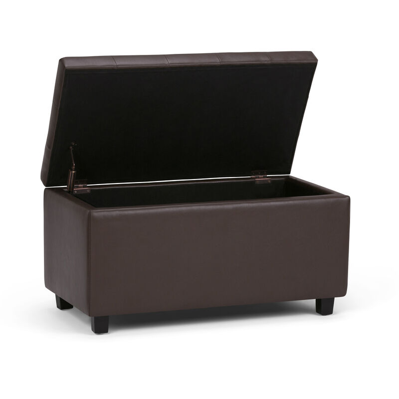 Simpli Home Cosmopolitan Storage Ottoman image number 4