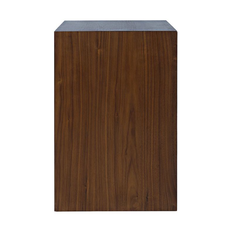 Jofran Nobu Modern Beveled Angle Wood Accent End C-Table
