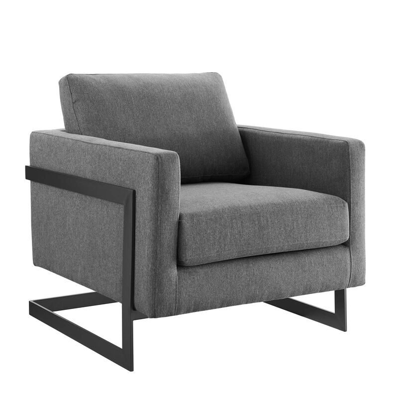 Posse Performance Velvet Accent Chair image number 2