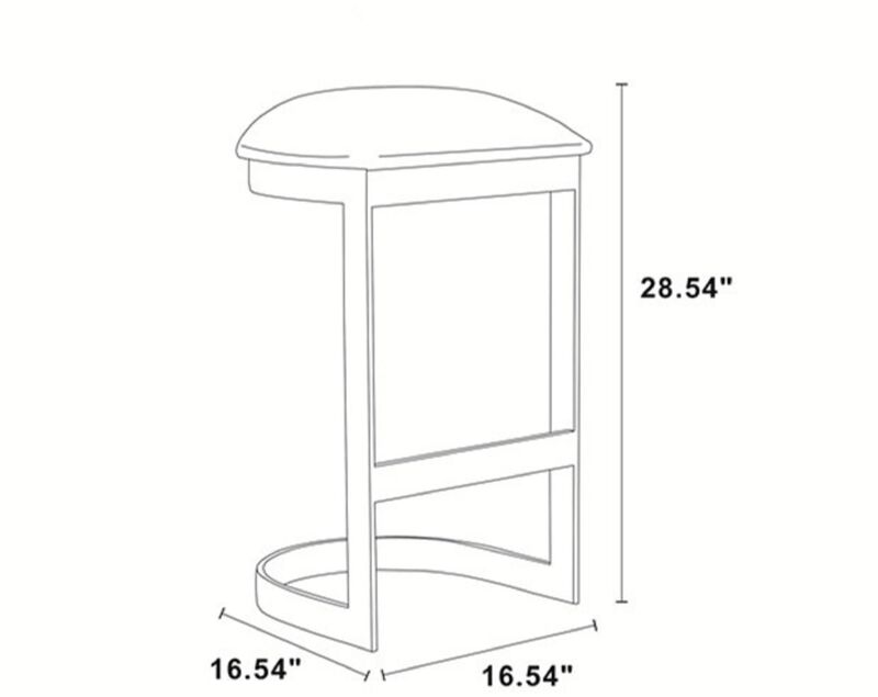 Aura White Bar Stools (Set of 2)