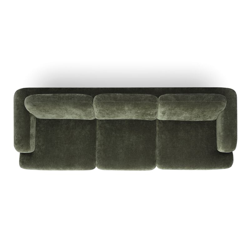 Halsey Brown Textured Fabric Sofa image number 4