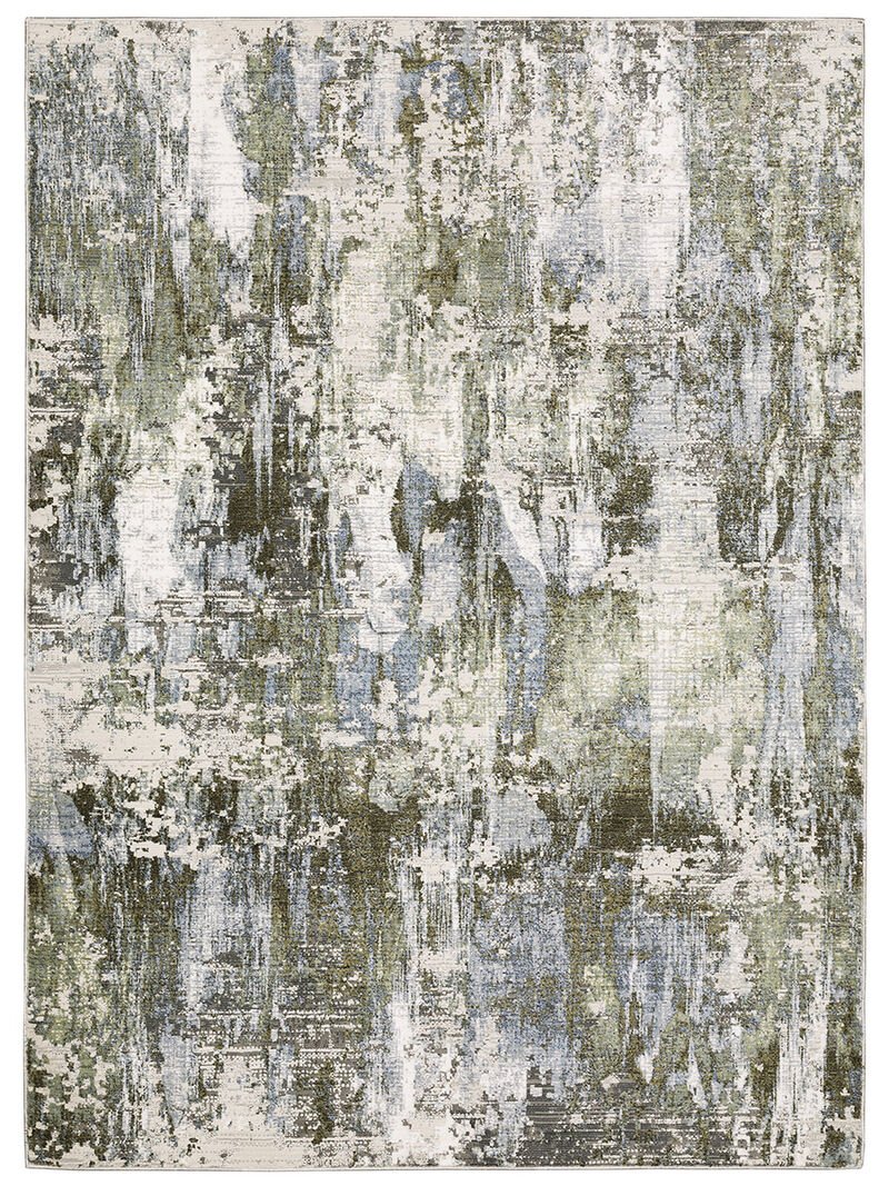 Caravan 5'3" x 7'6" Green Rug image number 0