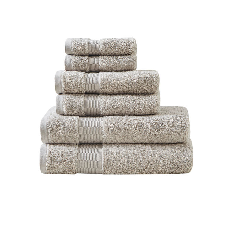 Gracie Mills Emrys 100% Egyptian Cotton 6-Piece Towel Set
