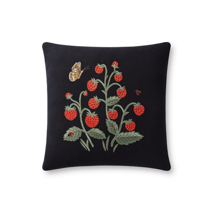 PRP0021 Strawberries Pillow Collection by Rifle Paper Co. × Loloi