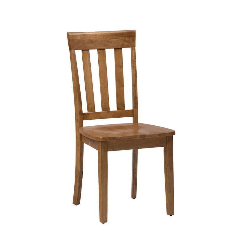 Jofran Simplicity Solid Wood Classic Slat Back Dining Chair (Set of 2)