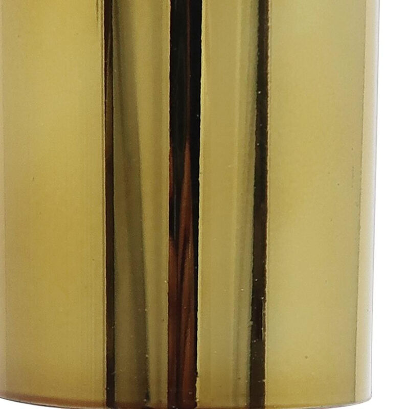 HomeRoots Set of Two Amber Gold And Pink Faceted Crystal Tabletop Taper Candlesticks image number 4