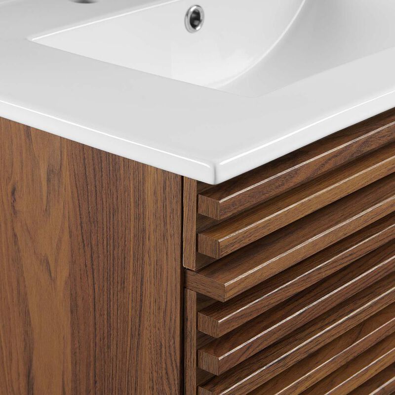 Modway Render 30 Wall-Mount Bathroom Vanity