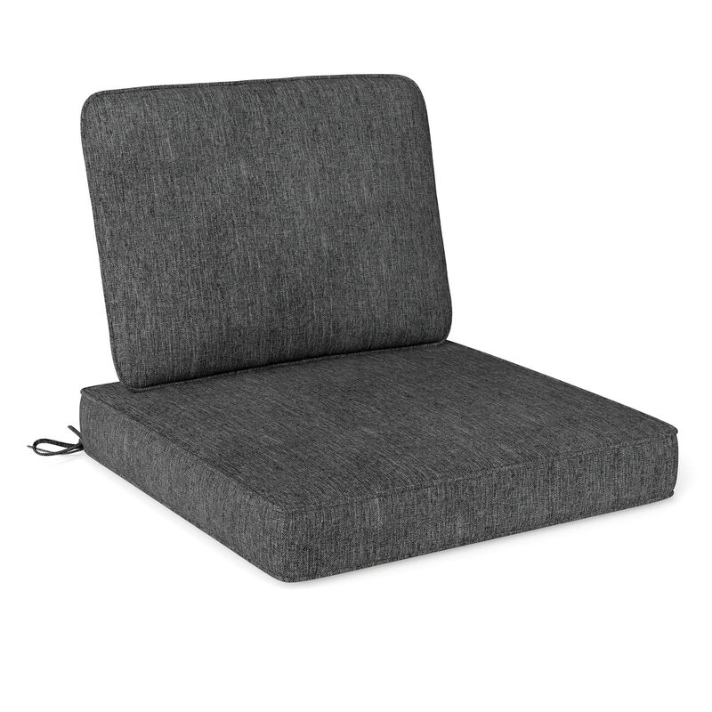 2-Pack Outdoor Patio Chair Cushions &ndash; Removable & Washable Covers