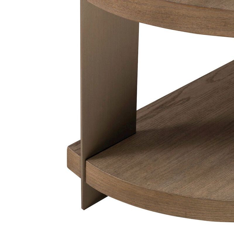 Liberty Furniture Harlow Living Room Sofa Table  - Sandstone & Satin Nickel image number 7