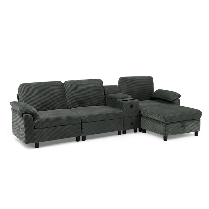 Lird Modern Modular Sectional L Sofa