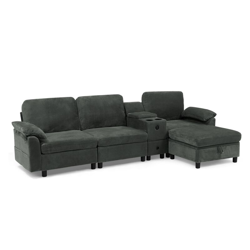 Lird Modern Modular Sectional L Sofa image number 0