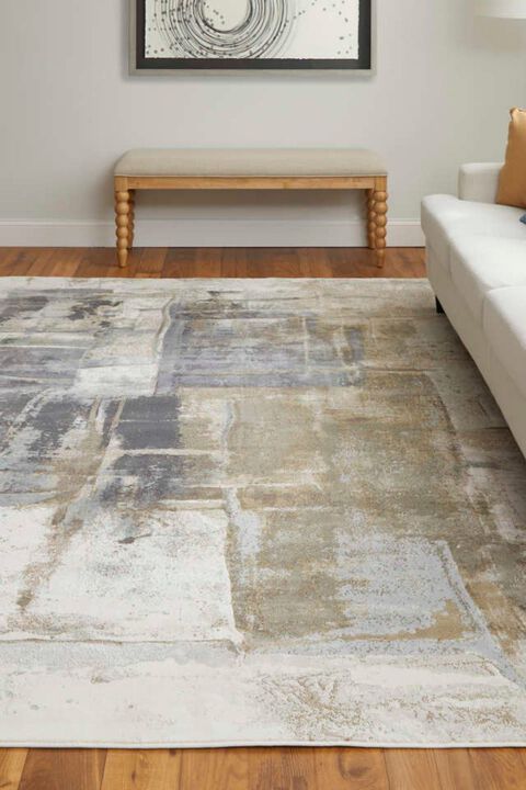 Clio 39LUF Gray/Multi 5' x 7'6" Rug