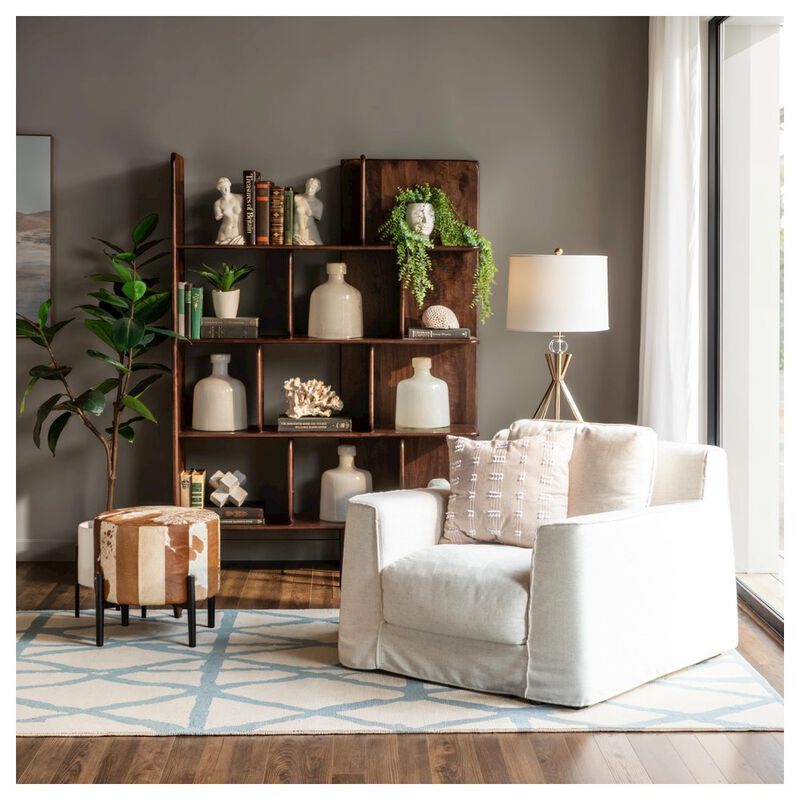 World Interiors Hawker 48" Bookshelves in Dark Sienna image number 7