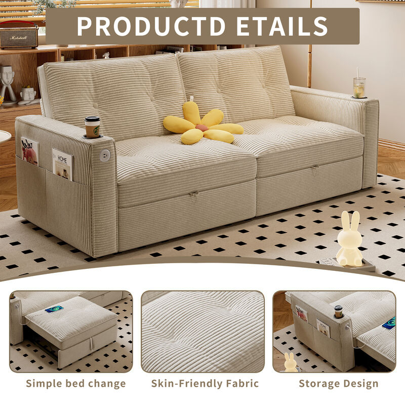 Krekda Multi-Functional Convertible Sofa Bed image number 2