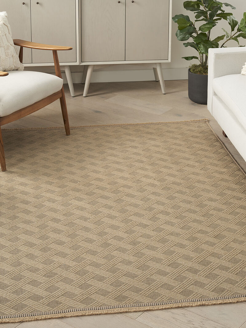 Washable Jute WSJ02 Natural 3'11" x 5'11" Rug