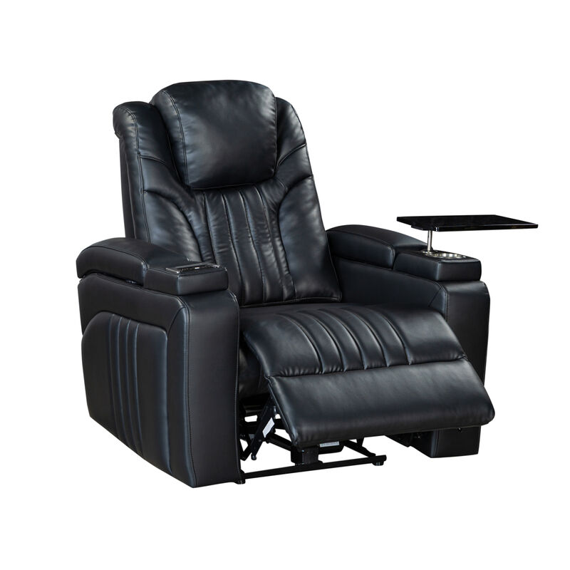 Streamdale Power Recliner with Adjustable Headrest and Charging Options