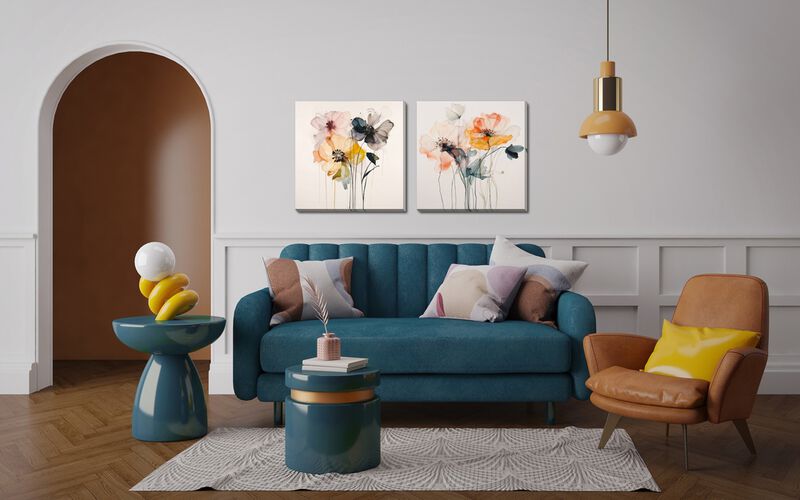 Colorful Petal Symphony I