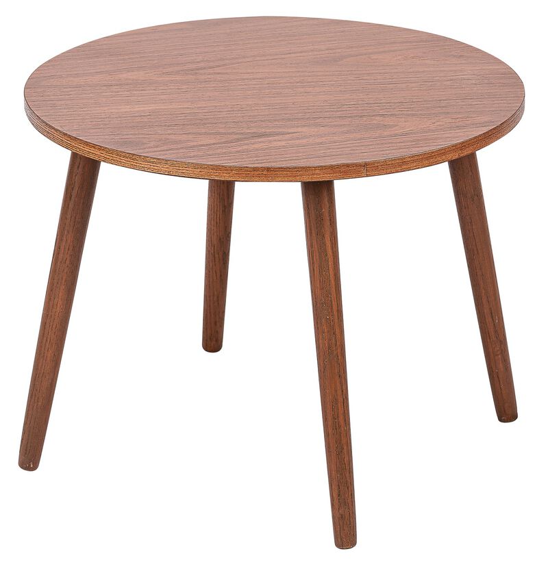Table Appoint End of Sofa Wooden Round Furniture