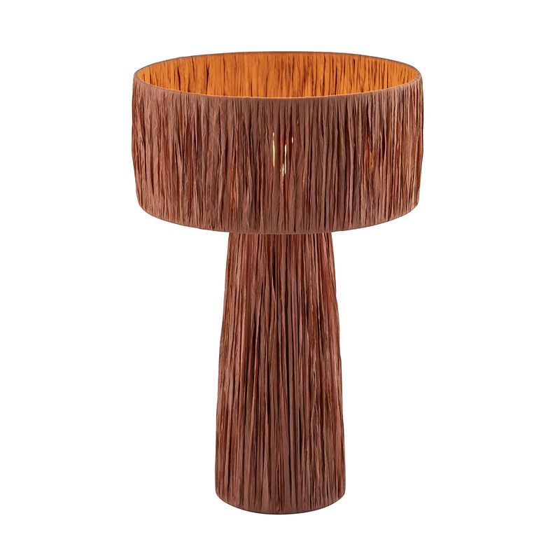 Shelby Raffia Brick Table Lamp image number 3