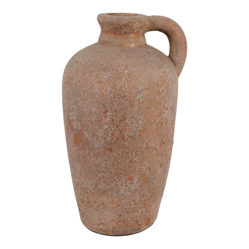 16x9 Terracotta Jug Vase, Gold image number 4