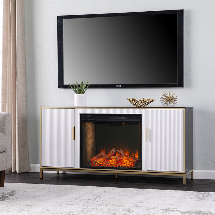 Clif Smart Electric Fireplace Console