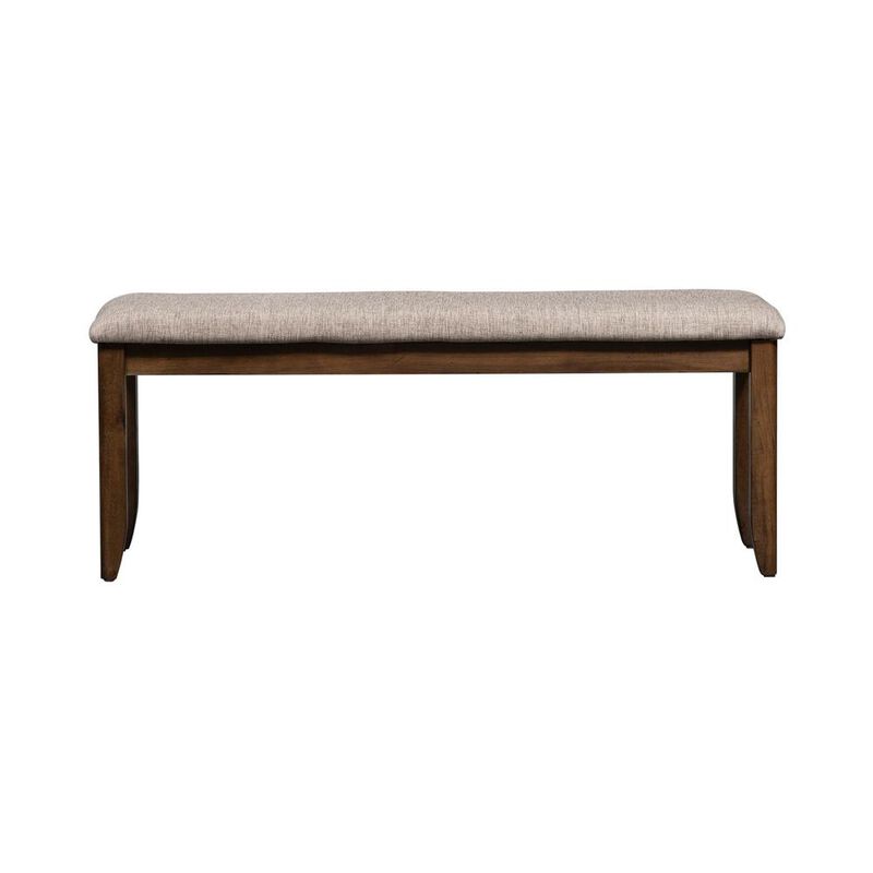 Liberty Furniture Santa Rosa Upholstered Dining Bench in Antique Honey image number 1